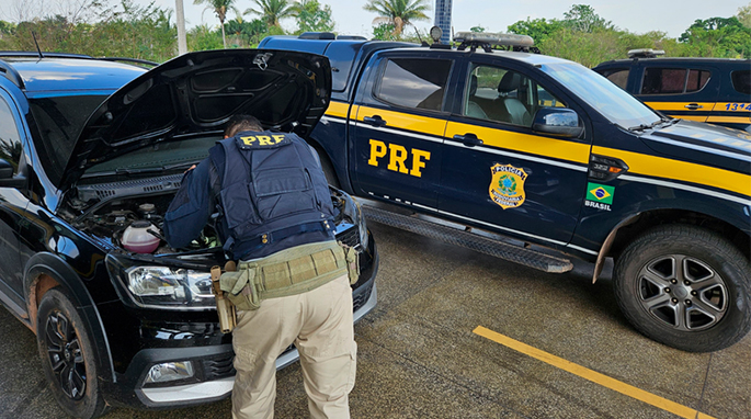 Caminhonete roubada em Recife (PE) é recuperada pela PRF na BR 316, em Bela Vista Do Maranhão