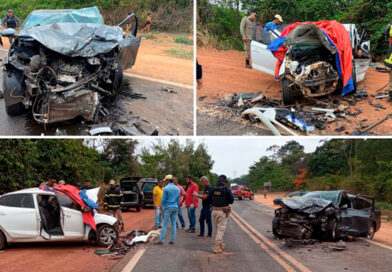 Colisão frontal mata duas pessoas na BR-222, em Açailândia