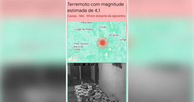 Tremor de terra de 4,1 é registrado no interior do MA