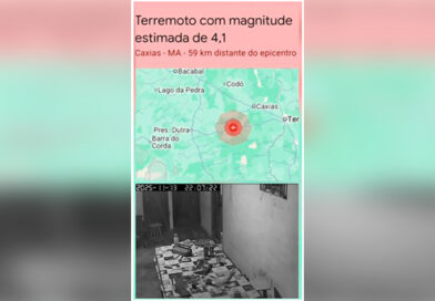 Tremor de terra de 4,1 é registrado no interior do MA