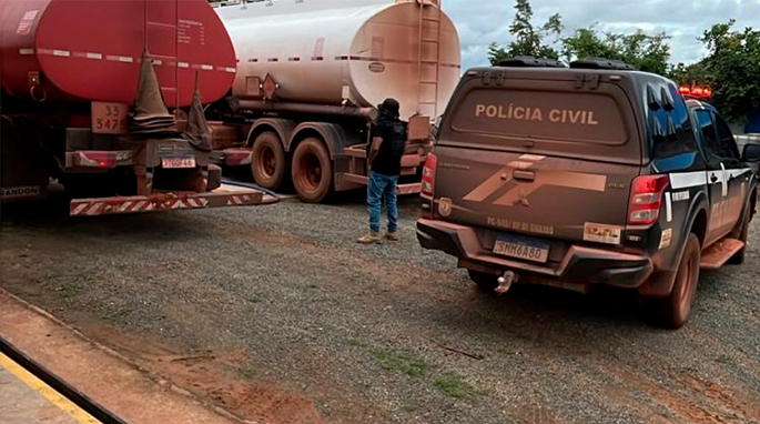 Em Sítio Novo, Polícia Civil recupera quase 25 mil litros de combustível roubados
