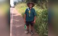 Idoso de Amarante de 80 anos, Edílson, encara aventura de 1.084 km viajando a pé até Fortaleza Ceará