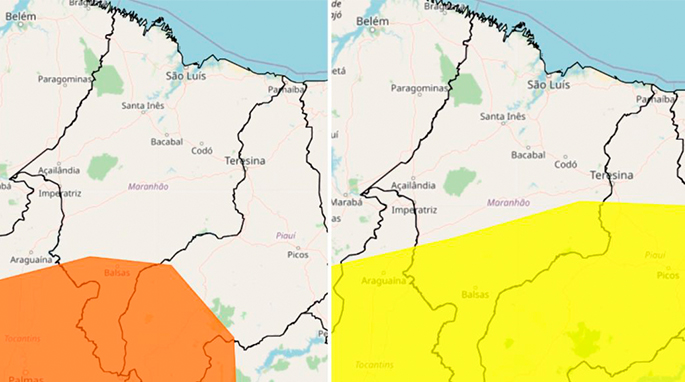 Maranhão segue com dois alertas para baixa umidade