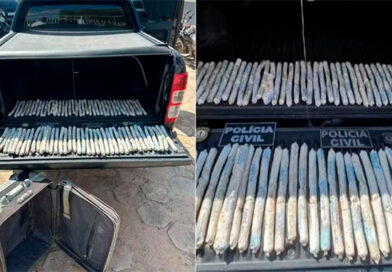 Mala com 78 bananas de dinamite é encontrada por trabalhadores no interior do MA