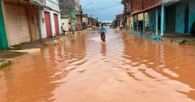 Após chuva, nível do Rio Tocantins sobe e deixa famílias em alerta em Imperatriz
