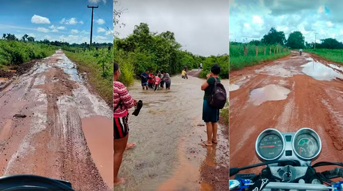MA-123 que liga Codó a Afonso Cunha tem trechos críticos; moradores relatam problema há 40 anos