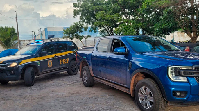 PRF recupera veículo com sinais de adulteração na BR-316, no Maranhão