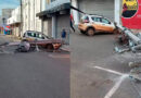 Motorista perde controle do carro e colide contra poste em Imperatriz, no MA