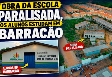 Escola que deveria funcionar desde 2024 permanece com obras paralisadas em Buriticupu, apesar de recursos viabilizados por emenda impositiva de Hildo Rocha