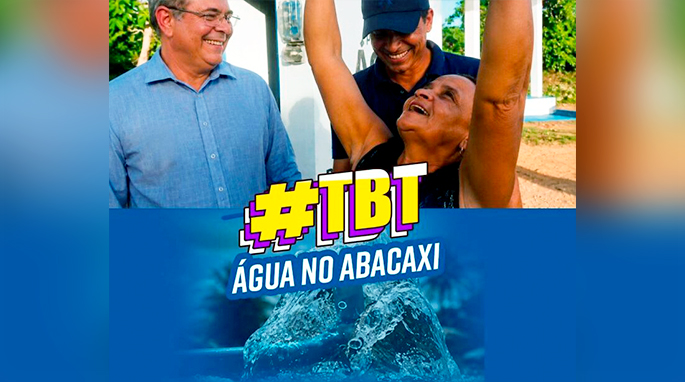 TBT: Quando a água chegou às torneiras do Abacaxi